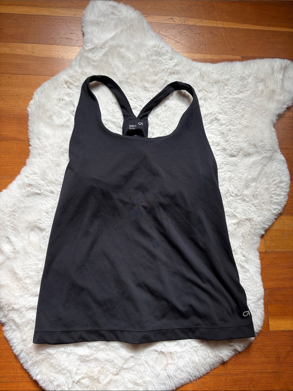 GAP Black Racerback Tank Top